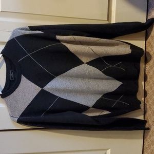 Men's argyle sweater